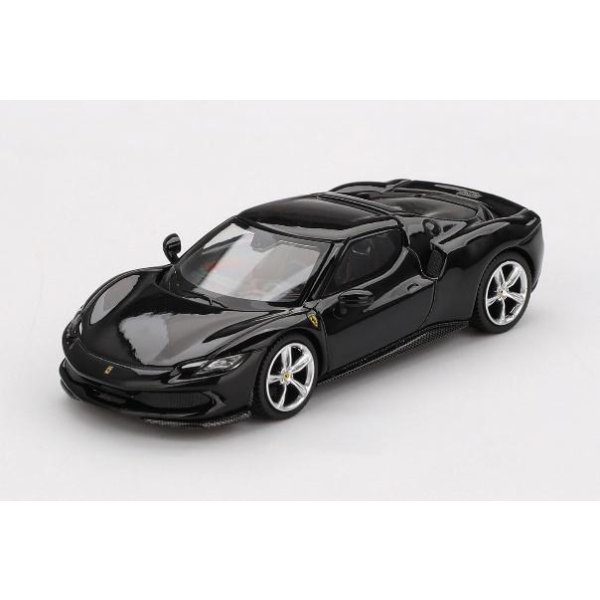画像1: BBR 1/64 Ferrari 296 GTB Nero Daytona (1)