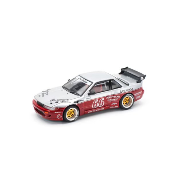 画像1: POP RACE 1/64 Pandem Silvia S13 - Moontech Red (1)