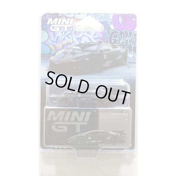 画像1: MINI GT 1/64 Lamborghini Murcielago GT Evo Black (LHD) by LB-Silhouette Works [Blister Pack] (1)