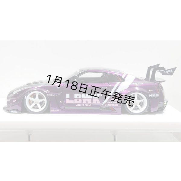 画像3: EIDOLON 1/43 LB Silhouette WORKS GT 35GT-RR (GT Wing Version) Alba Cielo Limited 32 pcs. (3)