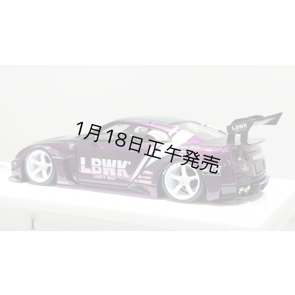 画像4: EIDOLON 1/43 LB Silhouette WORKS GT 35GT-RR (GT Wing Version) Alba Cielo Limited 32 pcs. (4)