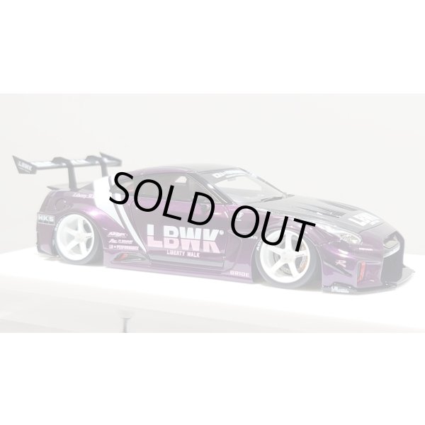 画像5: EIDOLON 1/43 LB Silhouette WORKS GT 35GT-RR (GT Wing Version) Alba Cielo Limited 32 pcs. (5)