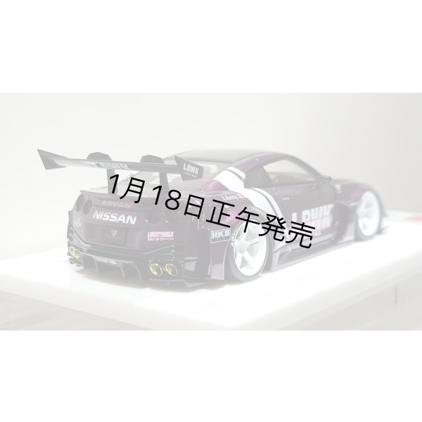 画像11: EIDOLON 1/43 LB Silhouette WORKS GT 35GT-RR (GT Wing Version) Alba Cielo Limited 32 pcs. (11)