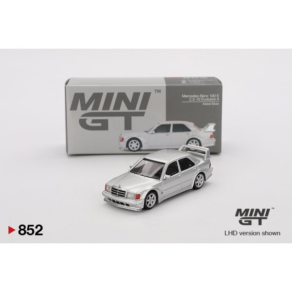 画像1: MINI GT 1/64 Mercedes-Benz 190E 2.5-16 Evolution II Astral Silver (LHD) (1)