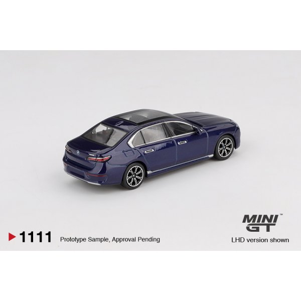 画像3: MINI GT 1/64 BMW i7 xDrive60 Tanzanite Blue Metallic (RHD) (3)