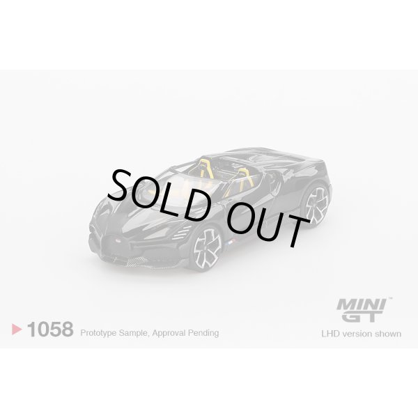 画像2: MINI GT 1/64 Bugatti W16 Mistral Black (LHD) (2)