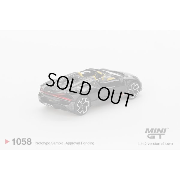 画像3: MINI GT 1/64 Bugatti W16 Mistral Black (LHD) (3)