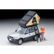 画像1: TOMYTEC 1/64 Limited Vintage NEO Toyota RAV4J V (Silver) with Tent and Figure (1)