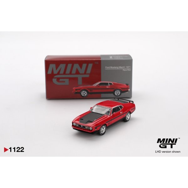 画像1: MINI GT 1/64 Ford Mustang Mach 1 1971 Race Red (LHD) (1)