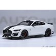 画像1: AUTOart 1/18 Ford Mustang Shelby GT500 (White with Black Stripes) (1)