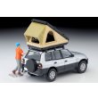 画像2: TOMYTEC 1/64 Limited Vintage NEO Toyota RAV4J V (Silver) with Tent and Figure (2)