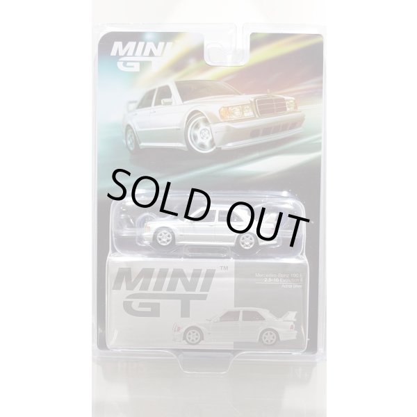 画像1: MINI GT 1/64 Mercedes-Benz 190E 2.5-16 Evolution II Astral Silver (LHD) [Blister Packaging] (1)