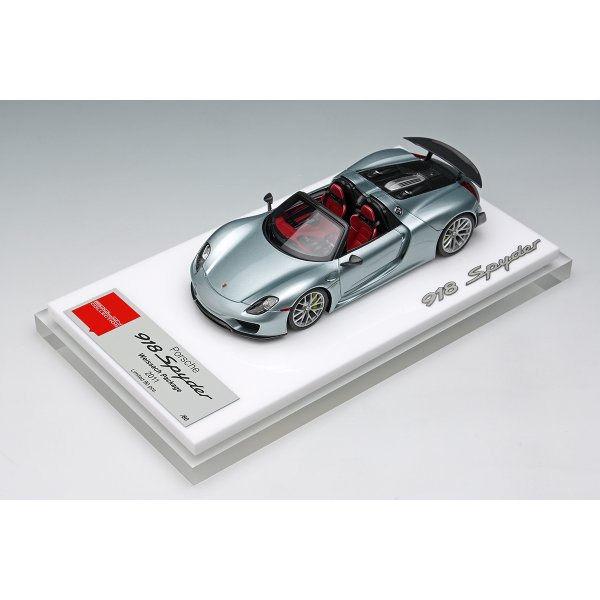 画像10: EIDOLON COLLECTION 1/43 Porsche 918 Spyder weissach package 2011 Rear Wing up Rhodium Silver Metallic (US spec) Limited 80 pcs. (10)
