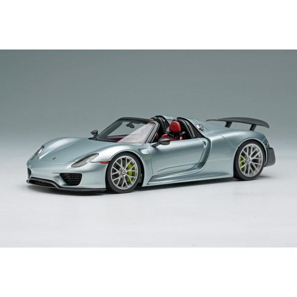 画像2: EIDOLON COLLECTION 1/43 Porsche 918 Spyder weissach package 2011 Rear Wing up Rhodium Silver Metallic (US spec) Limited 80 pcs. (2)