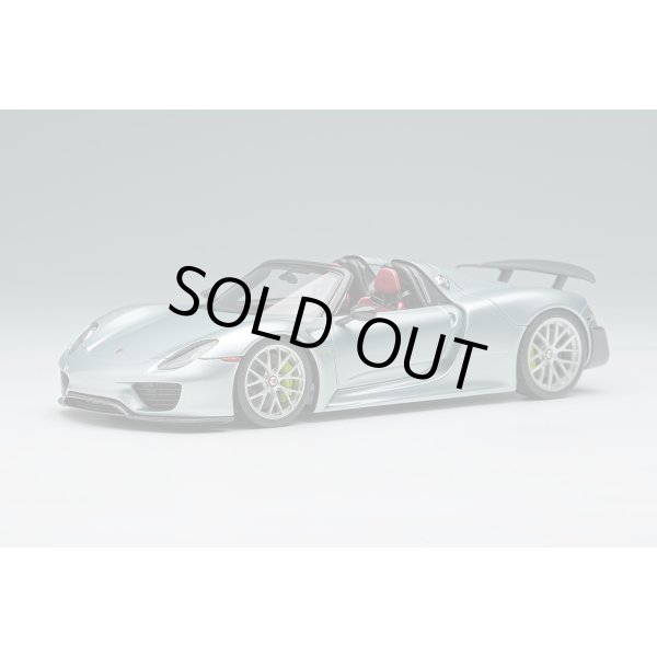 画像2: EIDOLON COLLECTION 1/43 Porsche 918 Spyder weissach package 2011 Rear Wing up Rhodium Silver Metallic (US spec) Limited 80 pcs. (2)