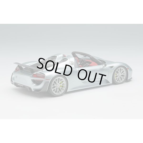 画像4: EIDOLON COLLECTION 1/43 Porsche 918 Spyder weissach package 2011 Rear Wing up Rhodium Silver Metallic (US spec) Limited 80 pcs. (4)
