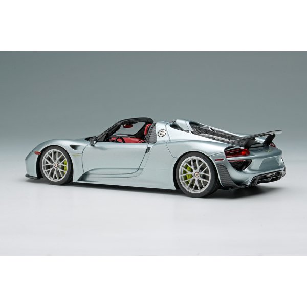 画像3: EIDOLON COLLECTION 1/43 Porsche 918 Spyder weissach package 2011 Rear Wing up Rhodium Silver Metallic (US spec) Limited 80 pcs. (3)