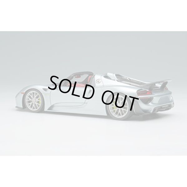画像3: EIDOLON COLLECTION 1/43 Porsche 918 Spyder weissach package 2011 Rear Wing up Rhodium Silver Metallic (US spec) Limited 80 pcs. (3)