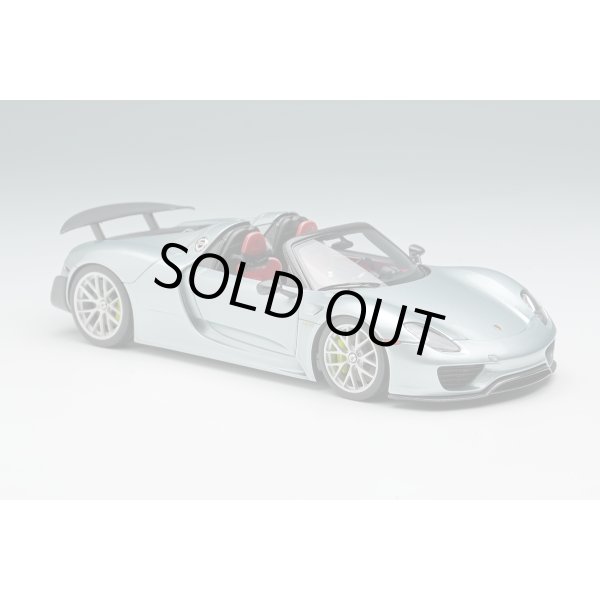 画像5: EIDOLON COLLECTION 1/43 Porsche 918 Spyder weissach package 2011 Rear Wing up Rhodium Silver Metallic (US spec) Limited 80 pcs. (5)