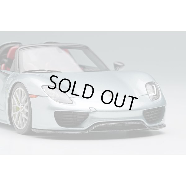 画像8: EIDOLON COLLECTION 1/43 Porsche 918 Spyder weissach package 2011 Rear Wing up Rhodium Silver Metallic (US spec) Limited 80 pcs. (8)