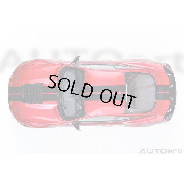 画像7: AUTOart 1/18 Ford Mustang Shelby GT500 (Red with Black Stripes) (7)