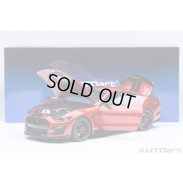 画像21: AUTOart 1/18 Ford Mustang Shelby GT500 (Red with Black Stripes) (21)