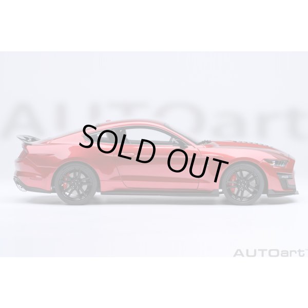 画像4: AUTOart 1/18 Ford Mustang Shelby GT500 (Red with Black Stripes) (4)