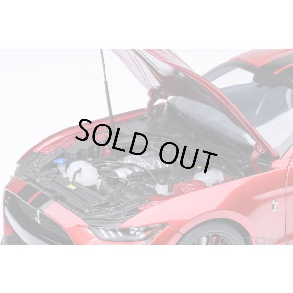 画像11: AUTOart 1/18 Ford Mustang Shelby GT500 (Red with Black Stripes) (11)