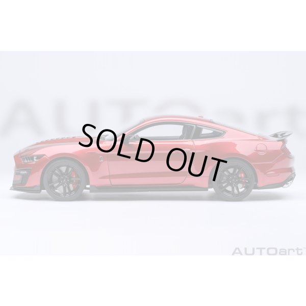 画像3: AUTOart 1/18 Ford Mustang Shelby GT500 (Red with Black Stripes) (3)