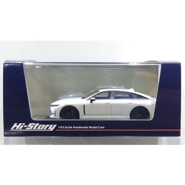 画像1: Hi Story 1/43 Toyota CROWN Z BLACK PACKAGE (2024) Precious White Pearl (1)