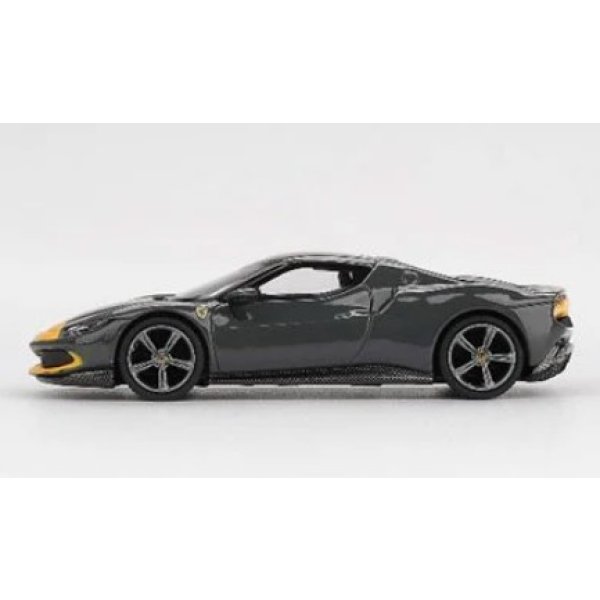 画像3: BBR 1/64 Ferrari 296 GTB Assetto Fiorano Grigio Scuro (Gray/Yellow) (3)
