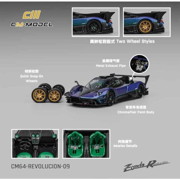 画像3: CM Model 1/64 Pagani Zonda Revolution Chameleon (3)