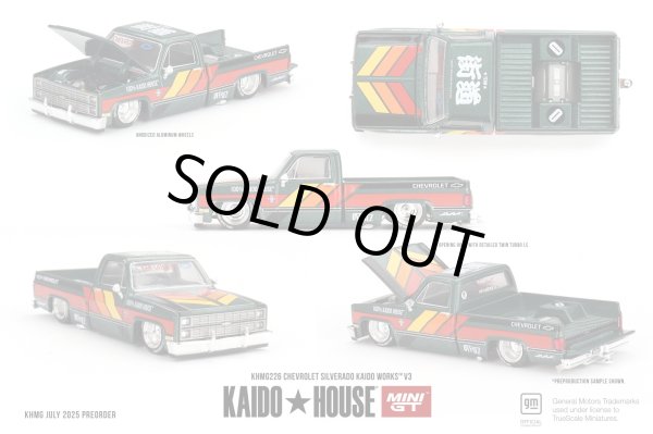 画像1: KAIDO HOUSE x MINI GT 1/64 Chevrolet Silverado KAIDO WORKS V3 (LHD) (1)