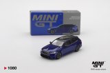 画像: MINI GT 1/64 BMW M5 Touring (G99) Marina Bay Blue Metallic (RHD)