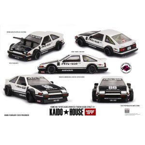画像: KAIDO HOUSE x MINI GT 1/64 Toyota AE86 Sprinter Trueno Kaido Street V1 Right-Hand Drive