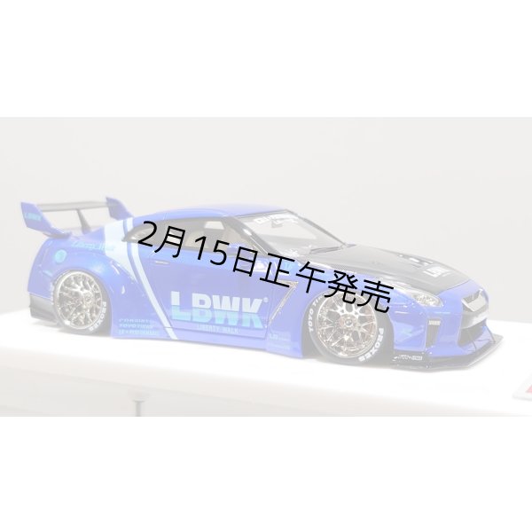 画像6: EIDOLON 1/43 LB WORKS R35 GT-R Type 1.5 (LB Shilhouette Wing) Lobellia Blue Limited 30 pcs. (6)