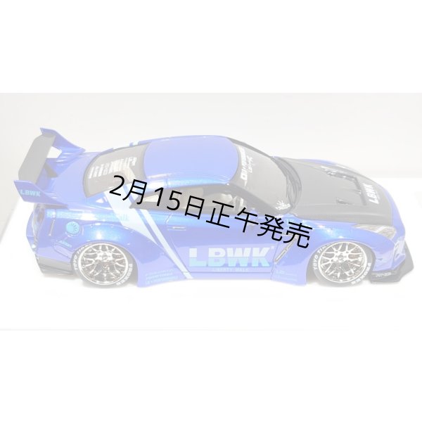 画像9: EIDOLON 1/43 LB WORKS R35 GT-R Type 1.5 (LB Shilhouette Wing) Lobellia Blue Limited 30 pcs. (9)