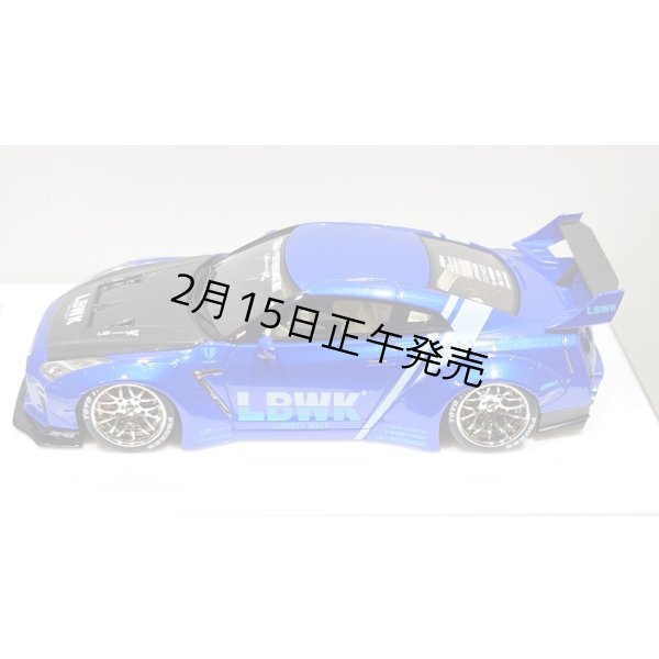 画像5: EIDOLON 1/43 LB WORKS R35 GT-R Type 1.5 (LB Shilhouette Wing) Lobellia Blue Limited 30 pcs. (5)