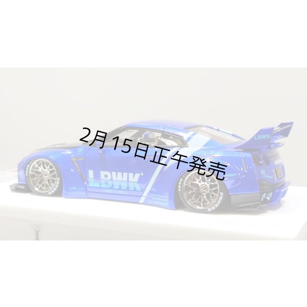 画像4: EIDOLON 1/43 LB WORKS R35 GT-R Type 1.5 (LB Shilhouette Wing) Lobellia Blue Limited 30 pcs. (4)
