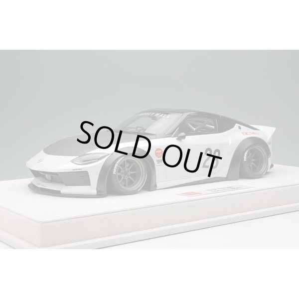 画像2: EIDOLON 1/18 lb nation Fairlady Z (RZ34) (RS Watanabe 8-spoke wheel) Pearl White Limited 80 pcs. (2)