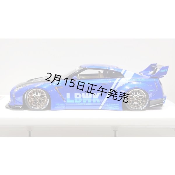 画像3: EIDOLON 1/43 LB WORKS R35 GT-R Type 1.5 (LB Shilhouette Wing) Lobellia Blue Limited 30 pcs. (3)