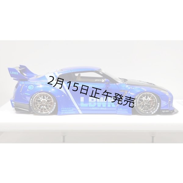 画像7: EIDOLON 1/43 LB WORKS R35 GT-R Type 1.5 (LB Shilhouette Wing) Lobellia Blue Limited 30 pcs. (7)