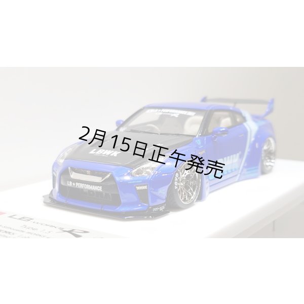 画像10: EIDOLON 1/43 LB WORKS R35 GT-R Type 1.5 (LB Shilhouette Wing) Lobellia Blue Limited 30 pcs. (10)