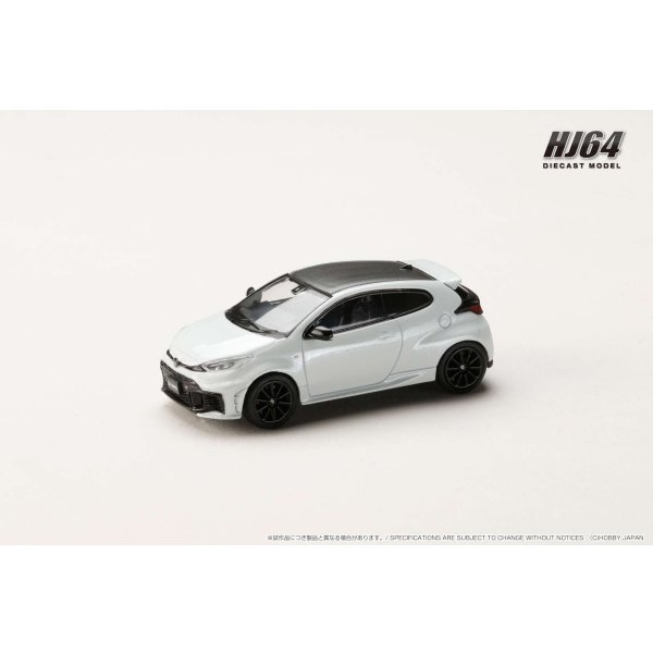 画像2: Hobby Japan 1/64 Toyota GR Yaris RZ High Performance 2024 Platinum White Pearl Mica (2)