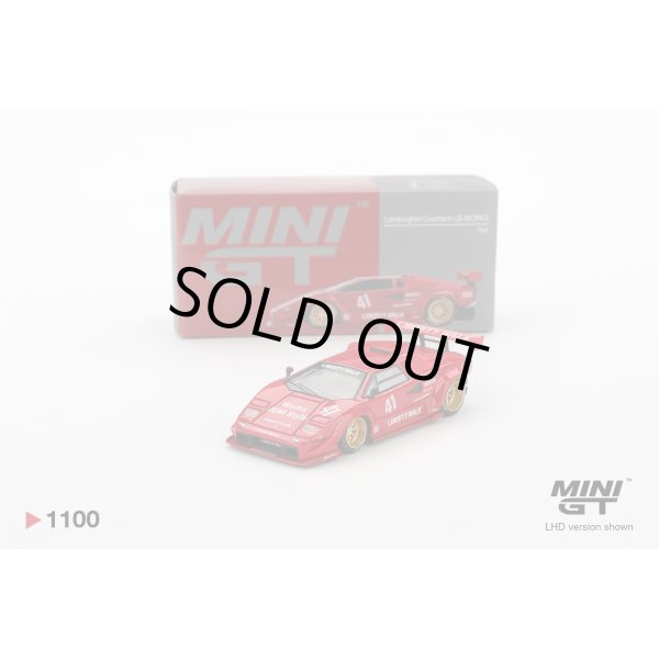 画像1: MINI GT 1/64 Lamborghini Countach LB-WORKS Red (LHD) (1)