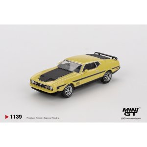 画像: MINI GT 1/64 Ford Mustang Mach 1 1971 Grabber Yellow (LHD)