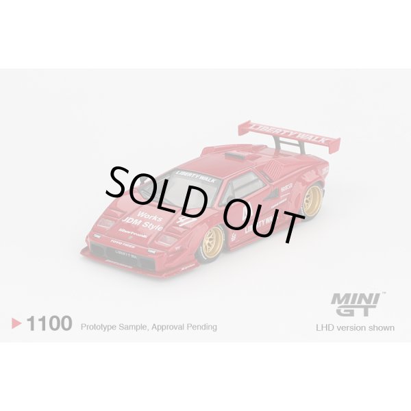 画像2: MINI GT 1/64 Lamborghini Countach LB-WORKS Red (LHD) (2)