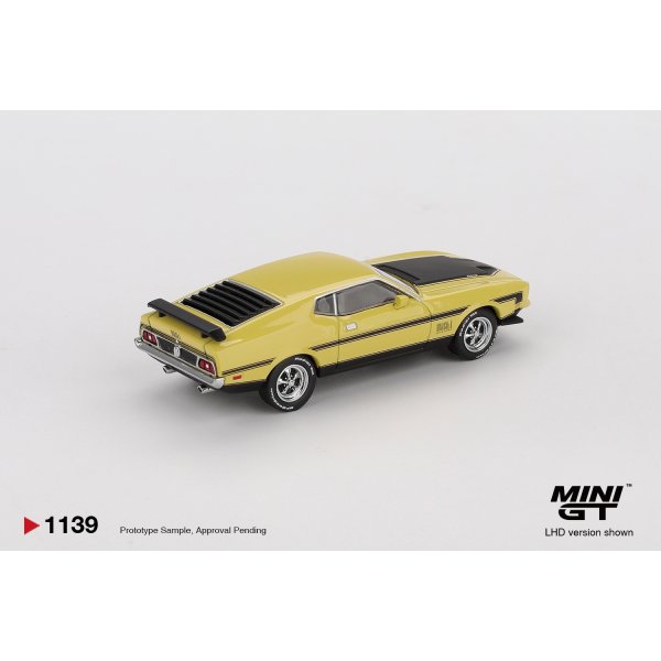 画像2: MINI GT 1/64 Ford Mustang Mach 1 1971 Grabber Yellow (LHD) (2)