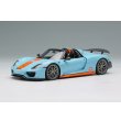 画像2: EIDOLON COLLECTION 1/43 Scale Porsche 918 Spyder Weissach Package 2011 Rear Wing Up Gulf Blue / Orange Stripes (US Spec) Limited 120 pcs. (2)