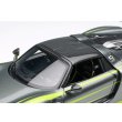 画像8: EIDOLON COLLECTION 1/43 Scale Porsche 918 Spyder Weissach Package 2011 Rear Wing Up Meteor Gray Metallic / Acid Green Stripe Limited Edition 80 pcs. (8)